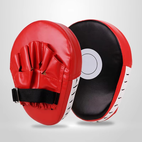 Curved boxing punch - curved, mitts