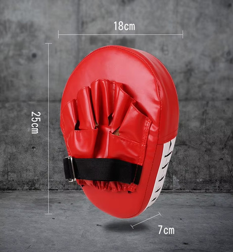 Curved boxing punch mitts - curved,