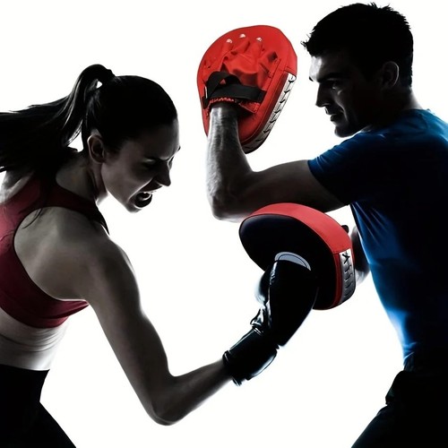 Curved boxing focus pads hook - boxing,