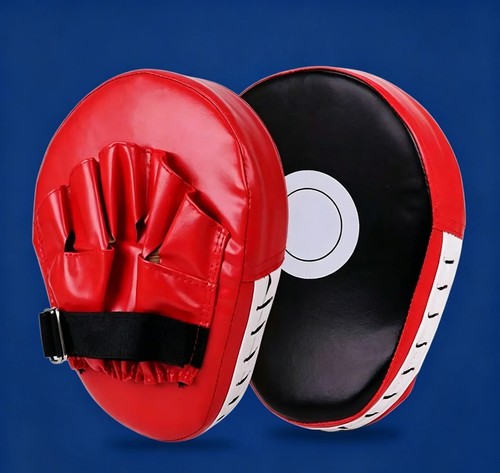 Curved boxing punch - curved, mitts